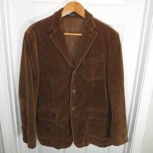 Polo Ralph Lauren Heavy Corduroy Blazer Jacket Men's L Vintage Western AS-IS*